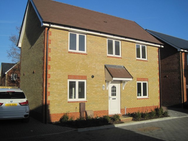 Last plot remaining at Abrams Place at Ranelagh Road in Havant.
